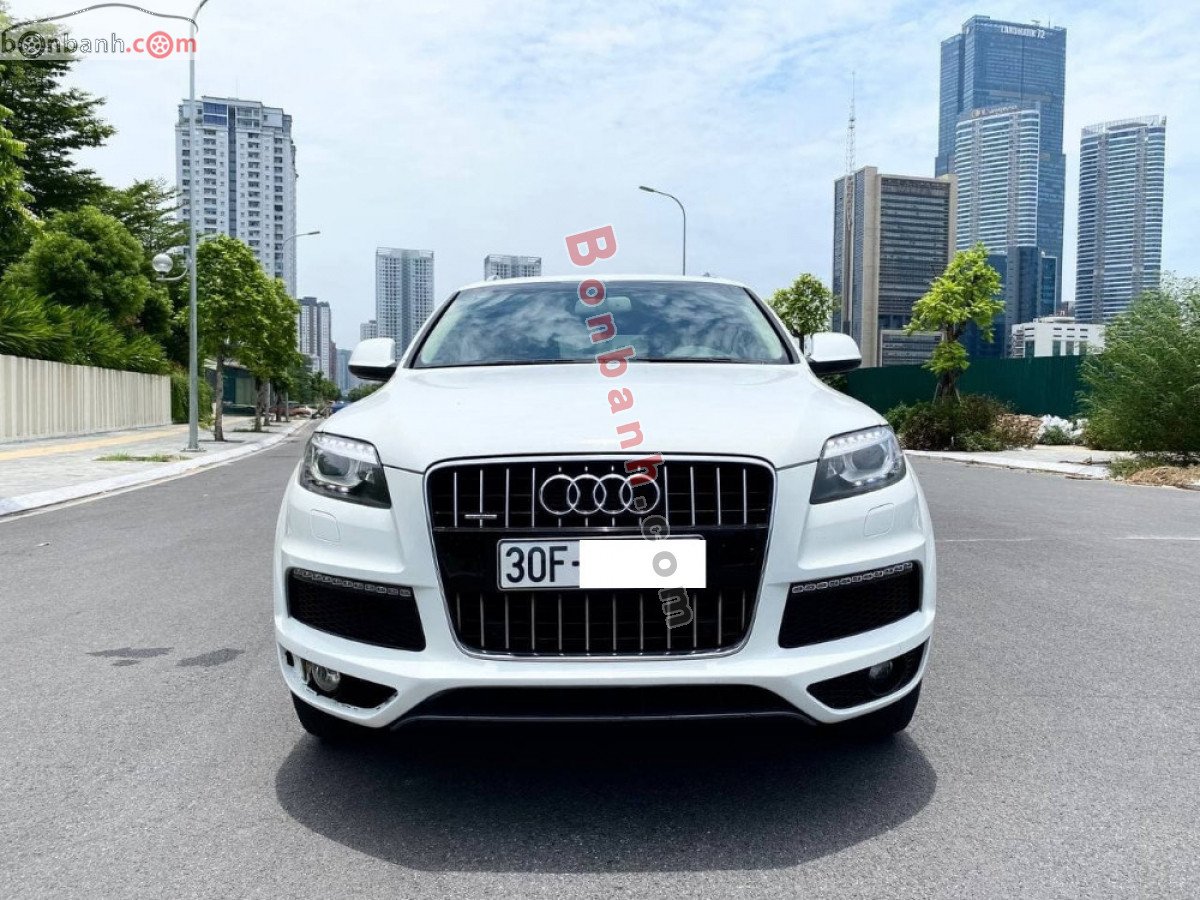 Audi Q7   3.0 AT  2014 - Bán xe Audi Q7 3.0 AT sản xuất năm 2014, màu trắng, nhập khẩu  