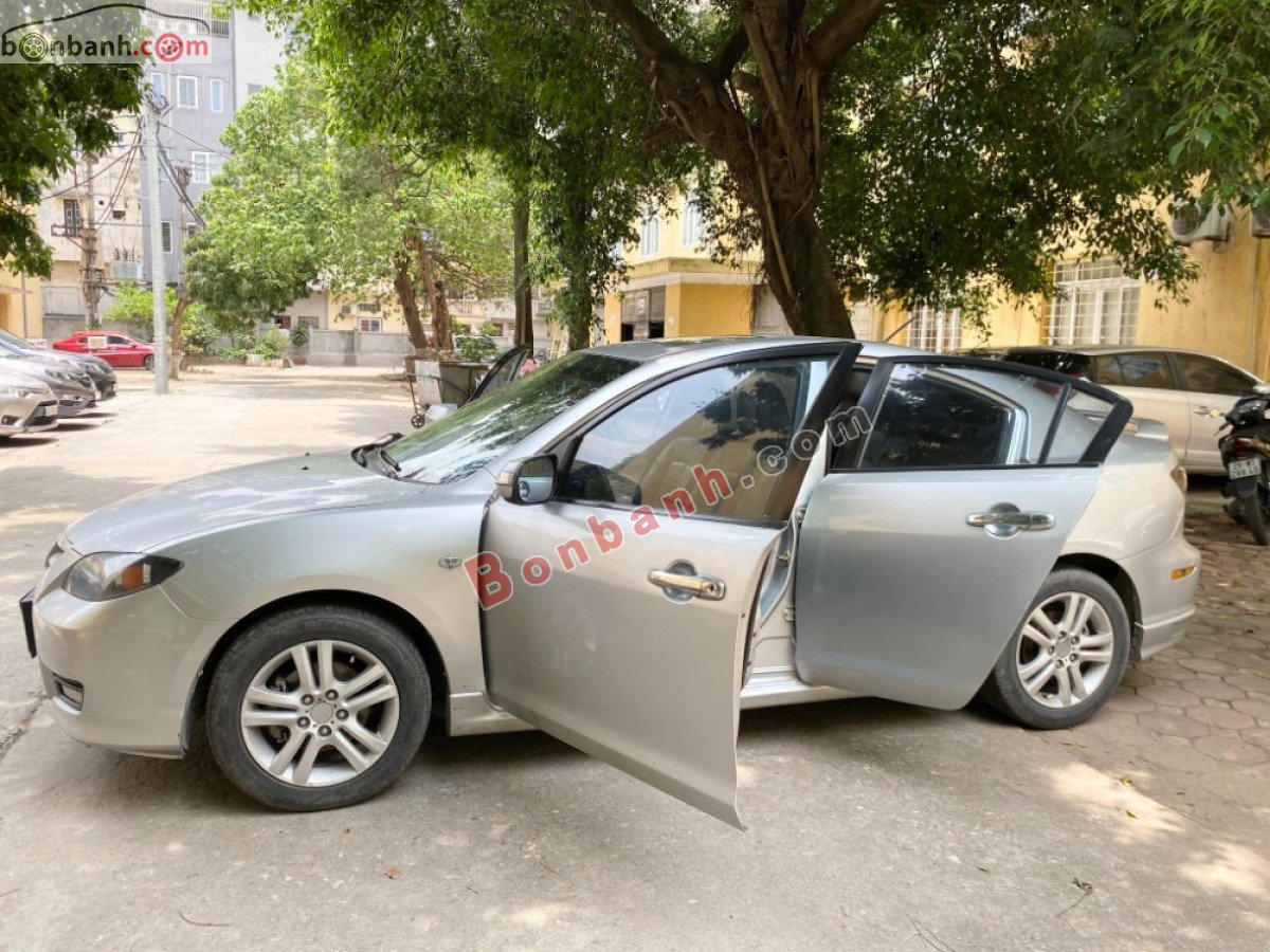 Mazda 3   2008 - Bán Mazda 3 năm 2008, màu bạc, nhập khẩu số tự động