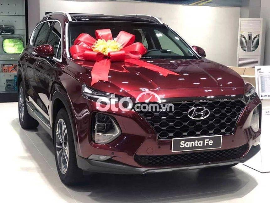 Hyundai Santa Fe 2021 - Cần bán xe Hyundai Santa Fe năm sản xuất 2021, màu đỏ