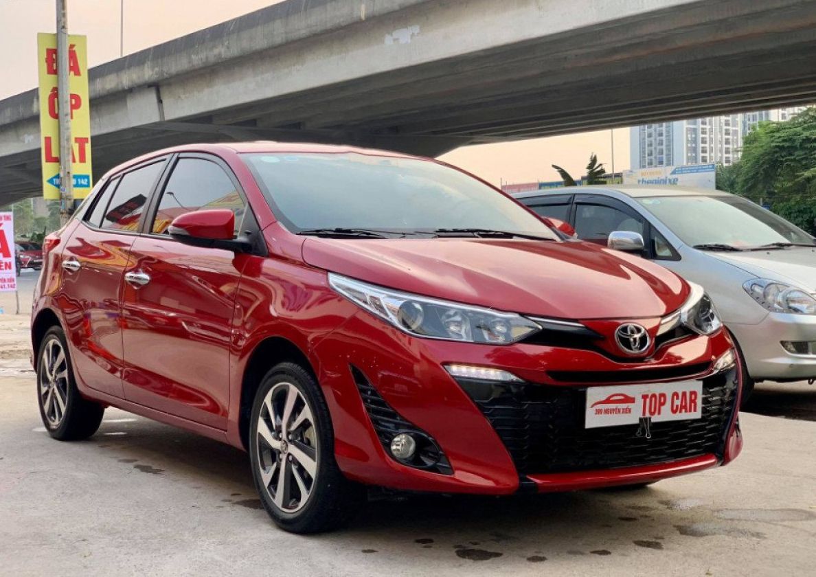 Toyota Yaris   1.5G  2019 - Cần bán gấp Toyota Yaris 1.5G đời 2019, màu đỏ, nhập khẩu giá cạnh tranh