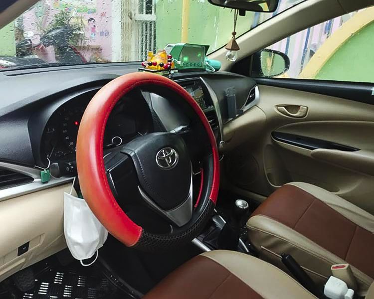 Toyota Vios   1.5E MT 2019 - Cần bán lại xe Toyota Vios 1.5E MT 2019, màu xanh  