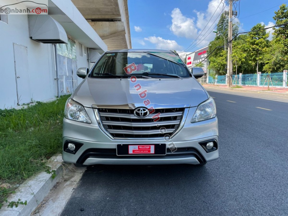 Toyota Innova   2.0G 2016 - Cần bán xe Toyota Innova 2.0G năm sản xuất 2016, màu bạc