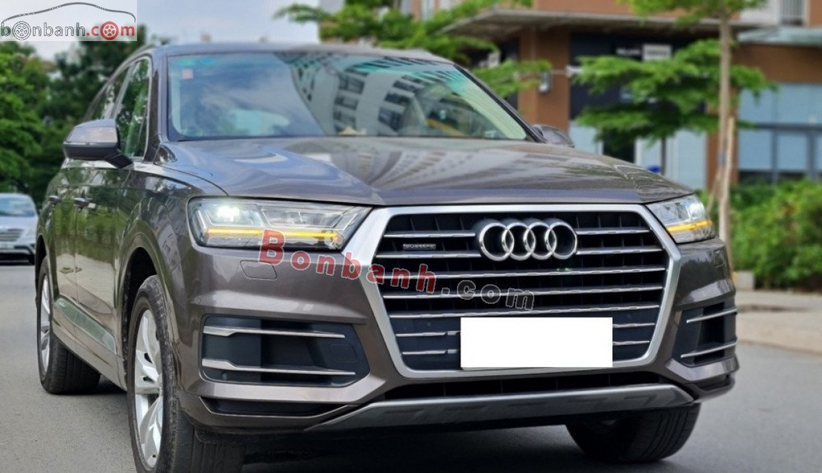 Audi Q7   2.0 AT 2016 - Cần bán xe Audi Q7 2.0 AT đời 2016, màu nâu, xe nhập