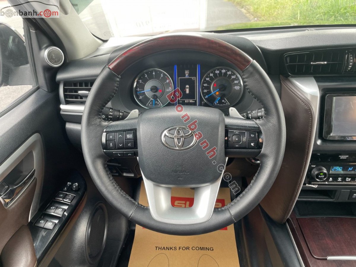 Toyota Fortuner   2.7V 4x2 AT 2017 - Bán Toyota Fortuner 2.7V 4x2 AT năm sản xuất 2017, màu đen, nhập khẩu nguyên chiếc