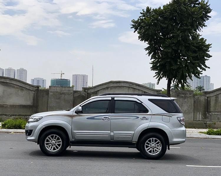 Toyota Fortuner   2.7V 4x2 AT  2013 - Bán Toyota Fortuner 2.7V 4x2 AT 2013, màu bạc, giá tốt