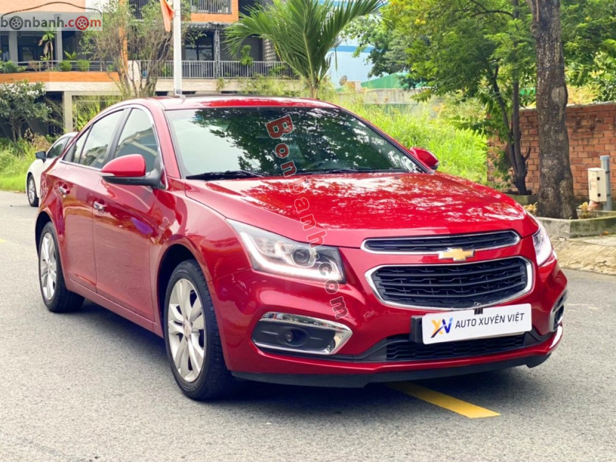 Chevrolet Cruze   LTZ 1.8 AT  2016 - Bán xe Chevrolet Cruze LTZ 1.8 AT năm sản xuất 2016, màu đỏ xe gia đình giá cạnh tranh