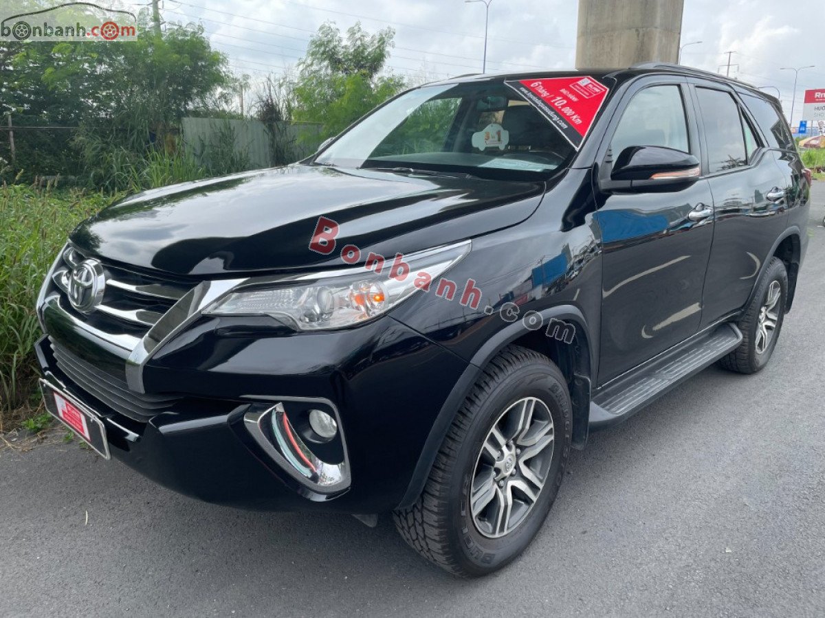 Toyota Fortuner   2.7V 4x2 AT 2017 - Bán Toyota Fortuner 2.7V 4x2 AT năm sản xuất 2017, màu đen, nhập khẩu nguyên chiếc