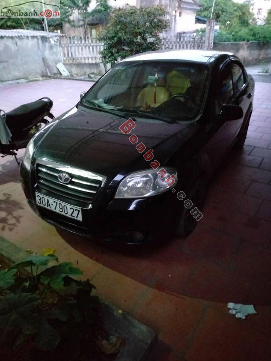 Daewoo Gentra 2008 - Cần bán xe Daewoo Gentra năm sản xuất 2008, màu đen xe gia đình, 118 triệu