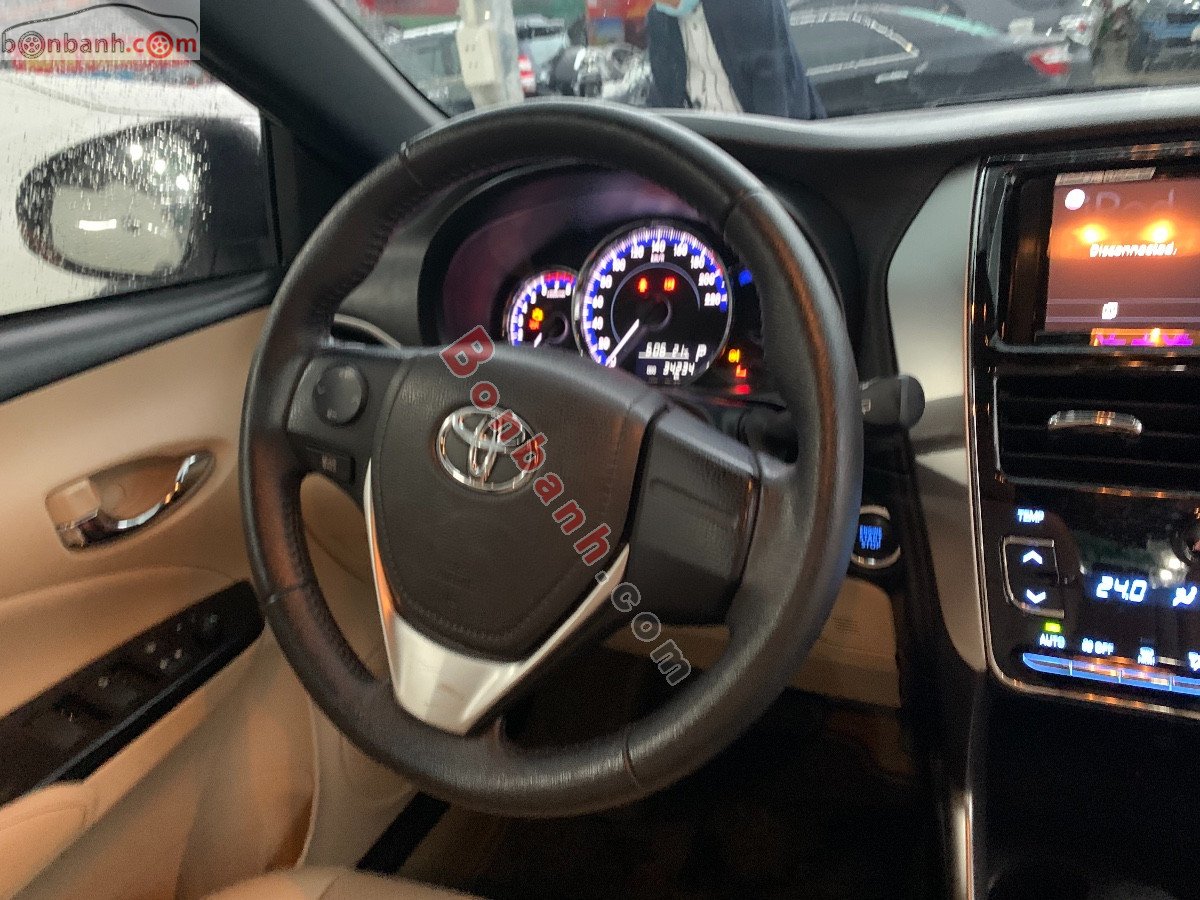 Toyota Yaris   1.5G 2019 - Cần bán gấp Toyota Yaris 1.5G đời 2019, màu trắng, nhập khẩu, giá tốt