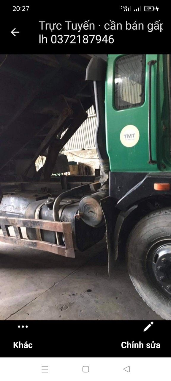 Xe tải 5 tấn - dưới 10 tấn 2014 - Bán nhanh xe tải TMT sx năm 2014 xe 7 tấn hỗ trợ check xe hoàn toàn miễn phí cho AE