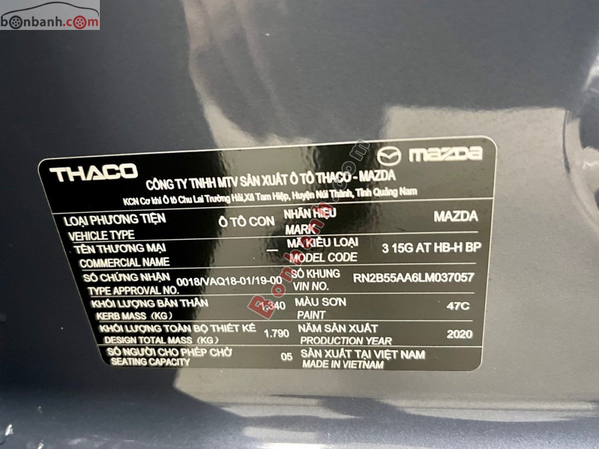 Mazda 3   1.5 Sport Premium  2020 - Bán xe Mazda 3 1.5 Sport Premium sản xuất năm 2020, 745tr