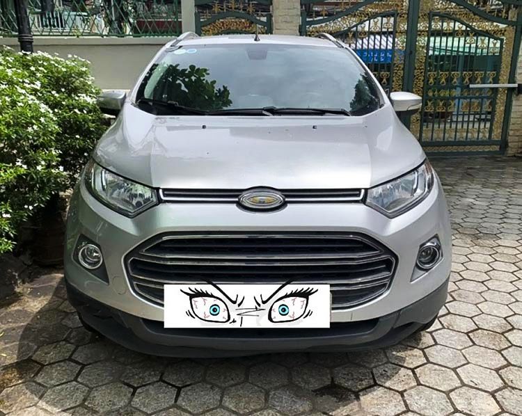 Ford EcoSport   Titanium 1.5L AT  2015 - Bán Ford EcoSport Titanium 1.5L AT đời 2015, màu bạc, 389tr