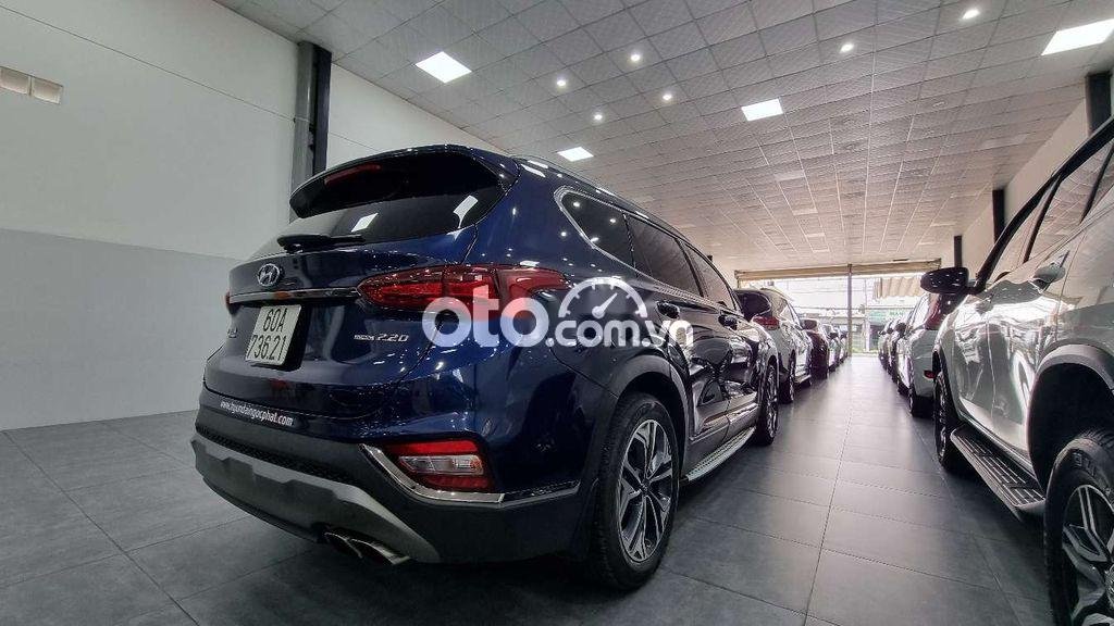 Hyundai Santa Fe     2019 - Bán ô tô Hyundai Santa Fe năm sản xuất 2019, màu xanh lam  