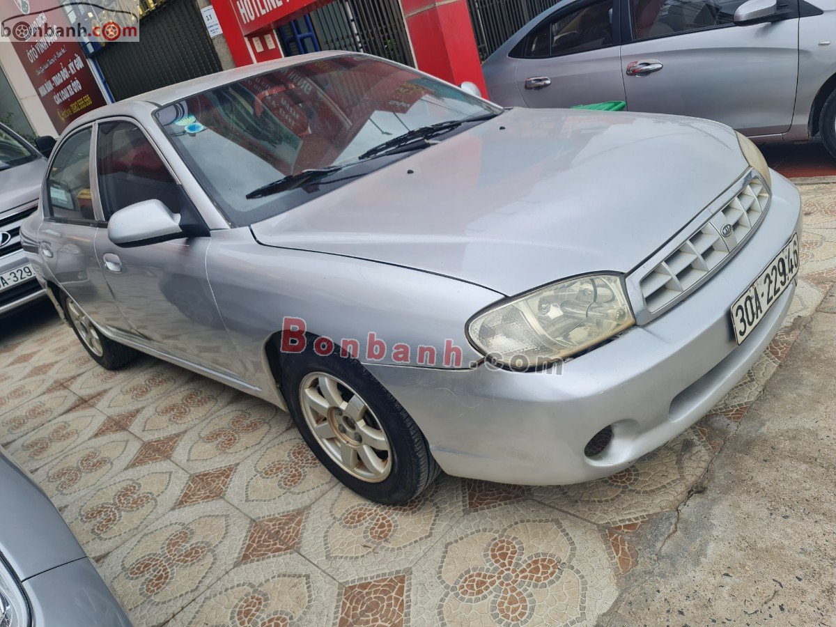 Kia Spectra 2003 - Cần bán Kia Spectra sản xuất năm 2003, màu bạc còn mới, giá tốt