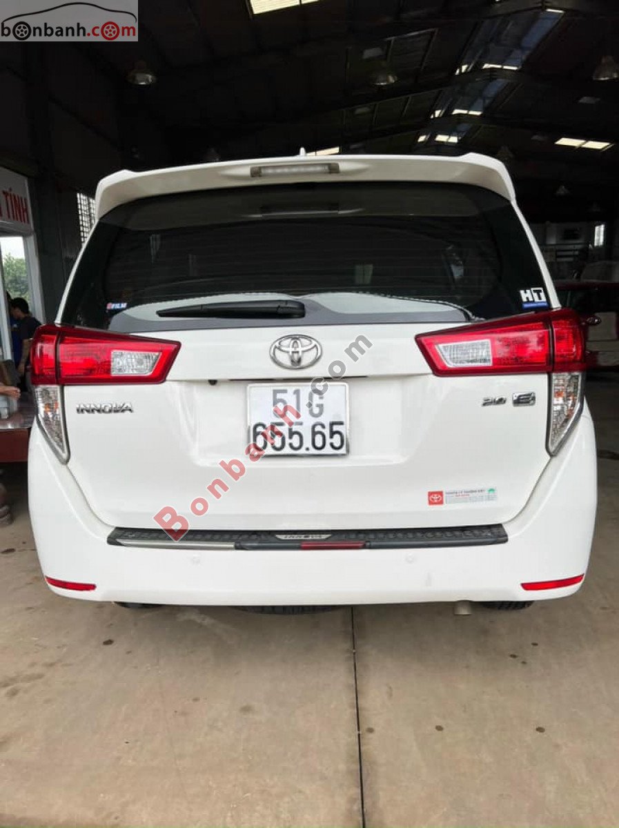 Toyota Innova   2.0E  2018 - Bán xe Toyota Innova 2.0E sản xuất 2018, màu trắng