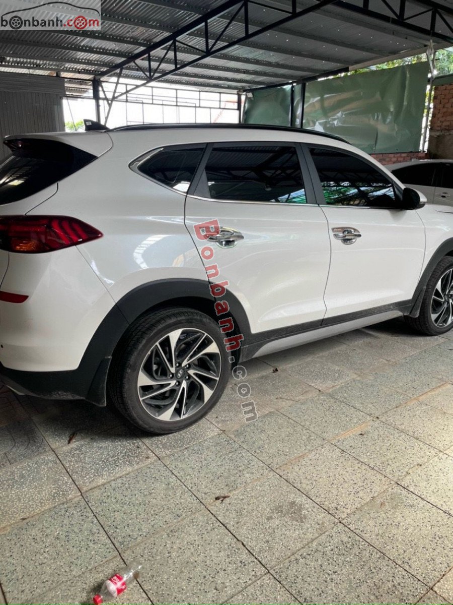 Hyundai Tucson   1.6 AT Turbo  2021 - Bán Hyundai Tucson 1.6 AT Turbo năm 2021, màu trắng, giá chỉ 890 triệu