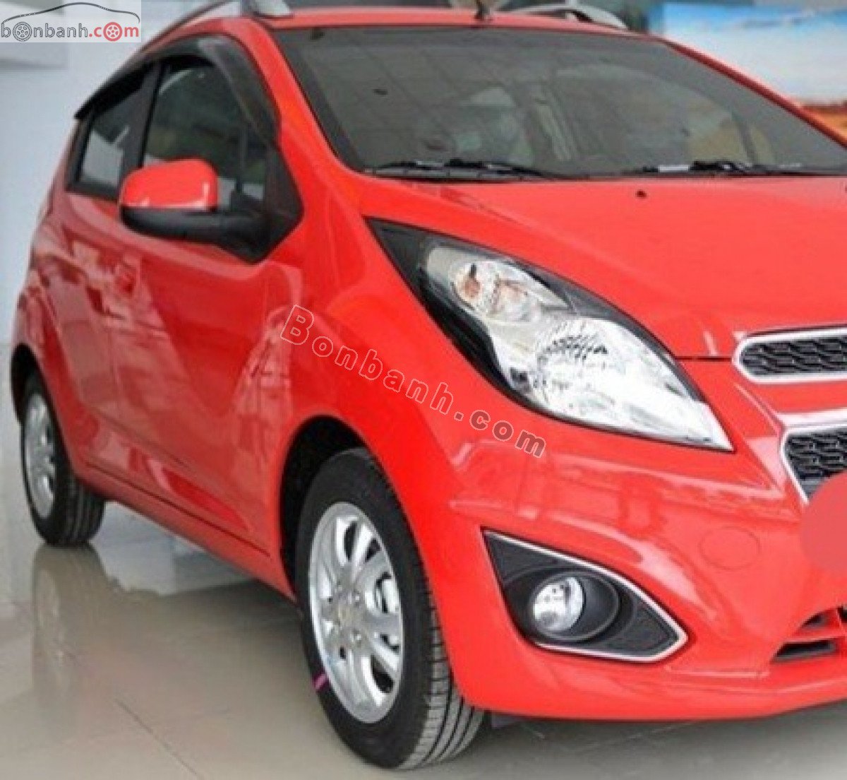 Chevrolet Spark   AT   2015 - Bán Chevrolet Spark AT năm sản xuất 2015, màu đỏ  