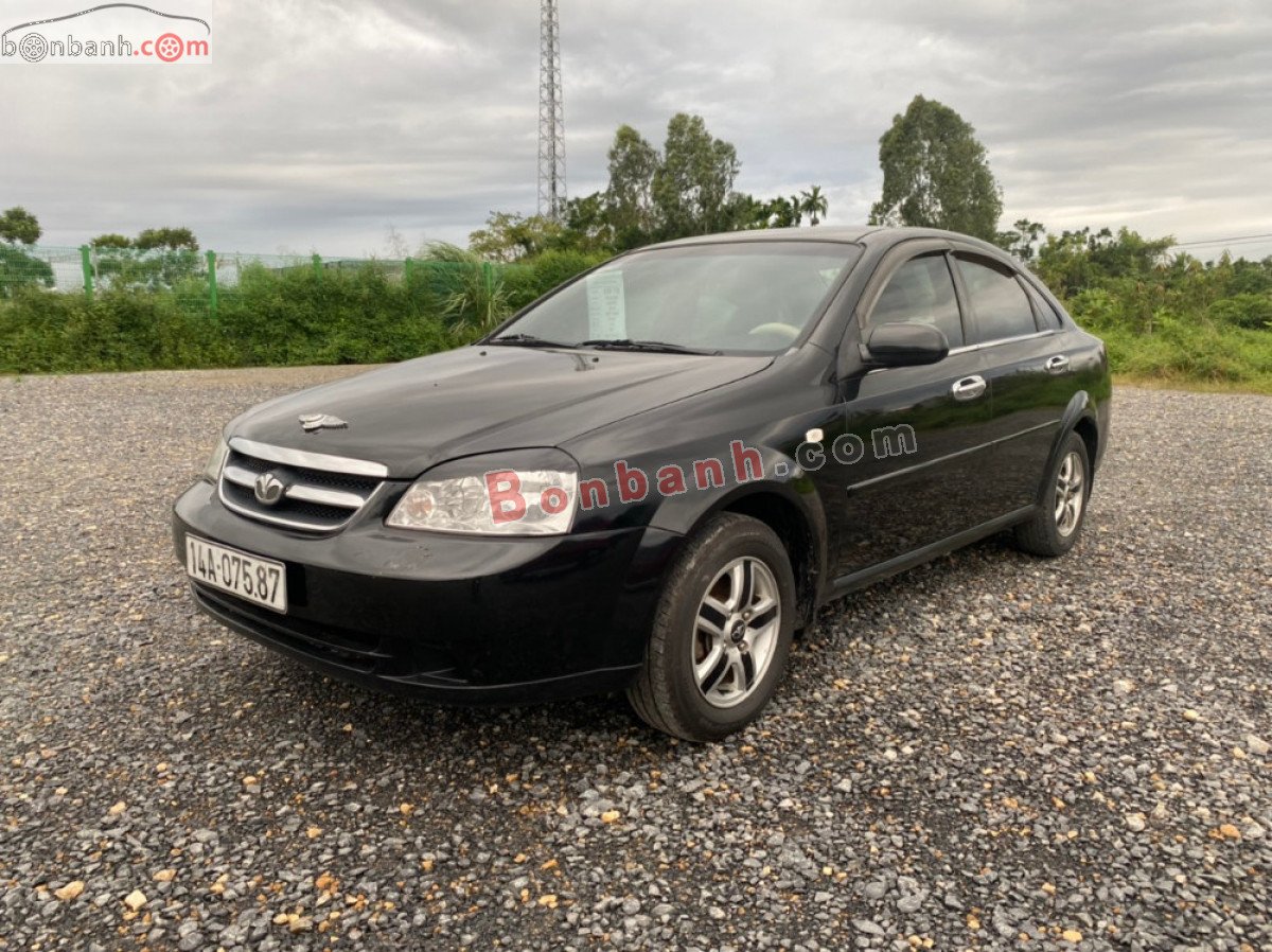 Daewoo Lacetti   2010 - Cần bán gấp Daewoo Lacetti sản xuất 2010, màu đen