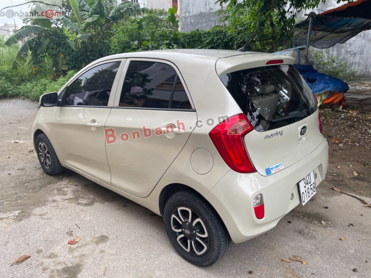 Kia Morning     2014 - Cần bán xe Kia Morning 2014, màu kem (be), nhập khẩu  