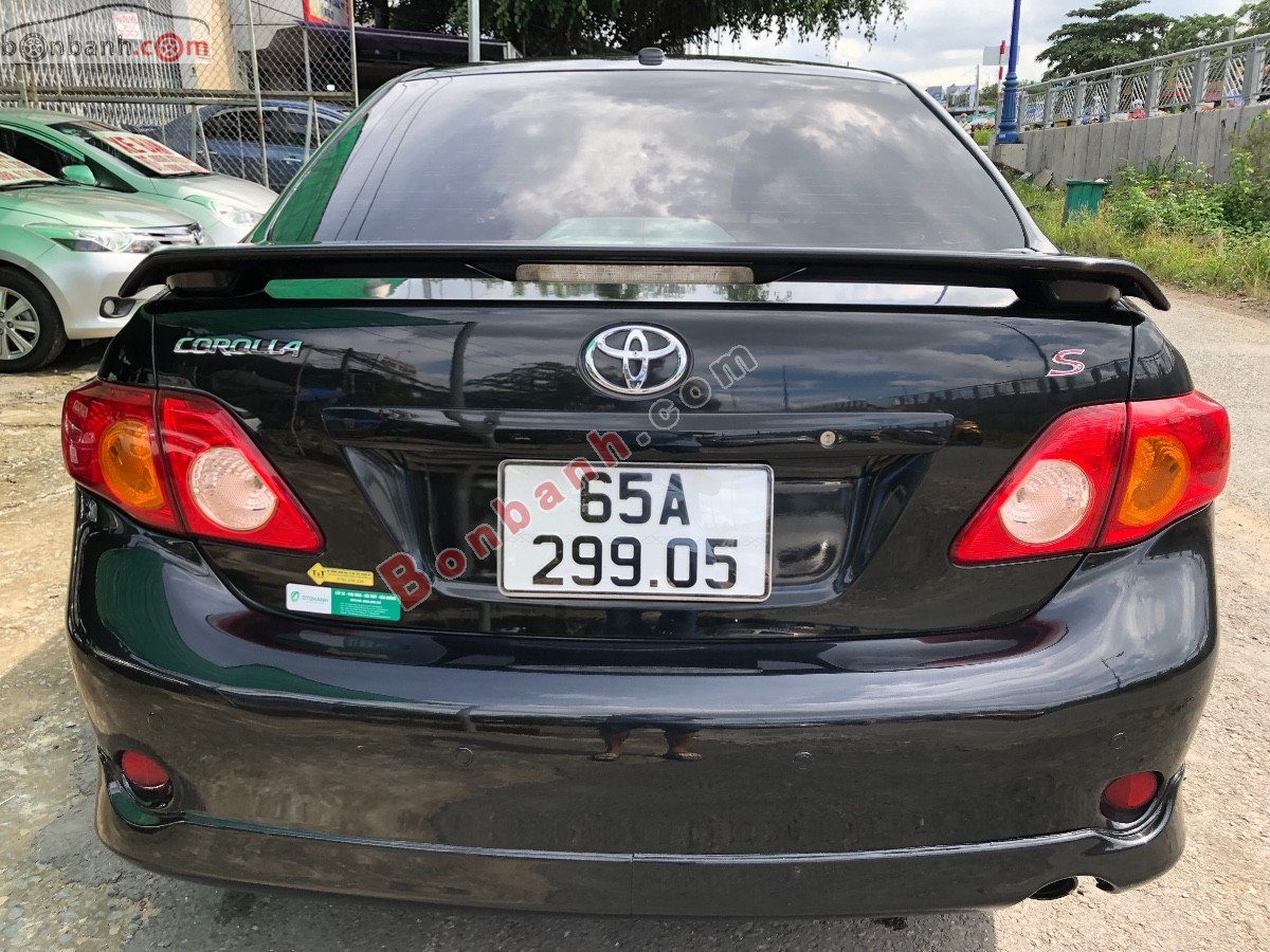 Toyota Corolla 2009 - Cần bán gấp Toyota Corolla đời 2009, màu đen, nhập khẩu nguyên chiếc