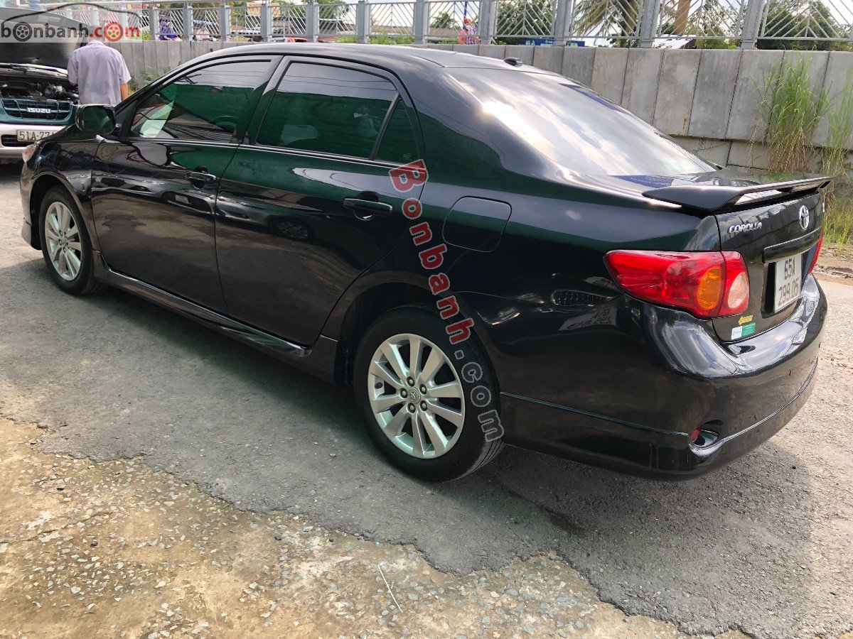 Toyota Corolla 2009 - Cần bán gấp Toyota Corolla đời 2009, màu đen, nhập khẩu nguyên chiếc