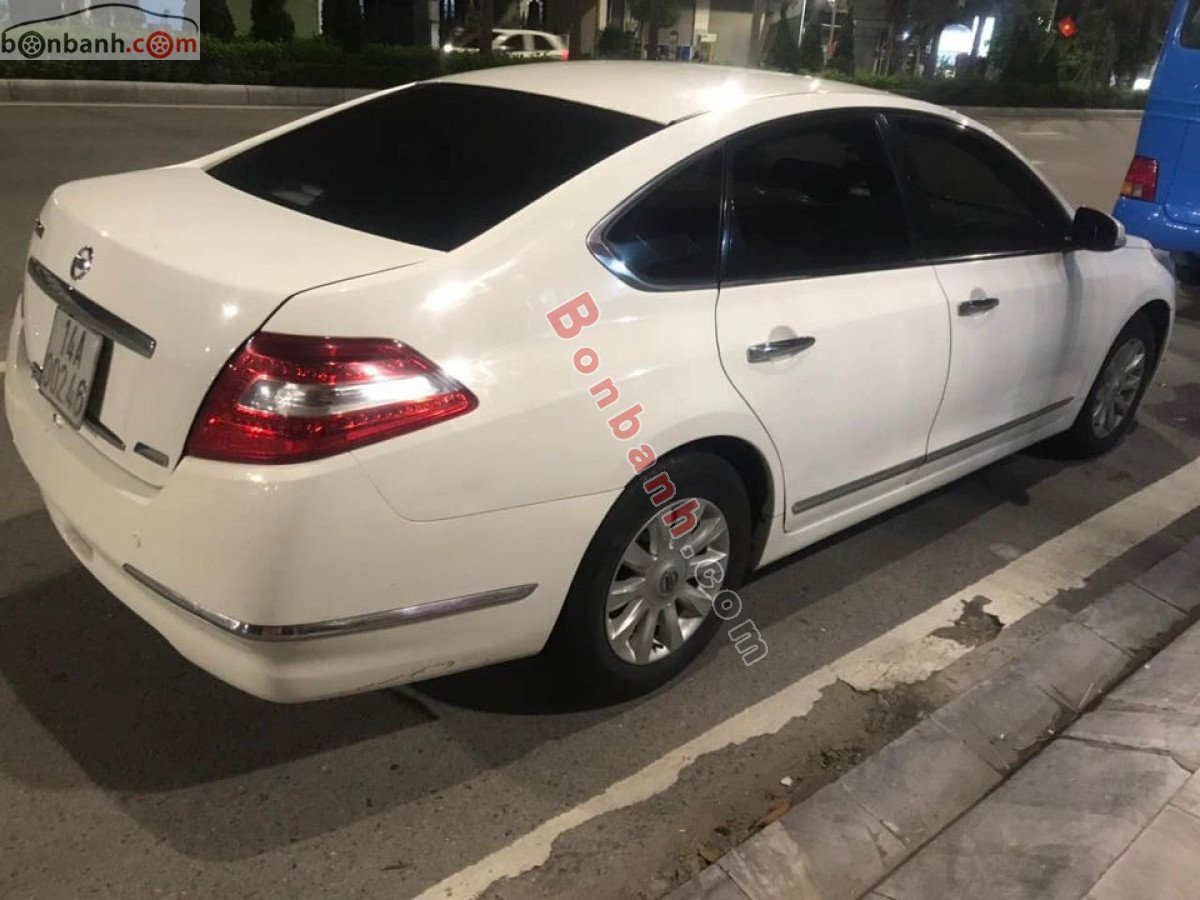 Nissan Teana   2.0 AT  2009 - Cần bán xe Nissan Teana 2.0 AT đời 2009, màu trắng, nhập khẩu nguyên chiếc