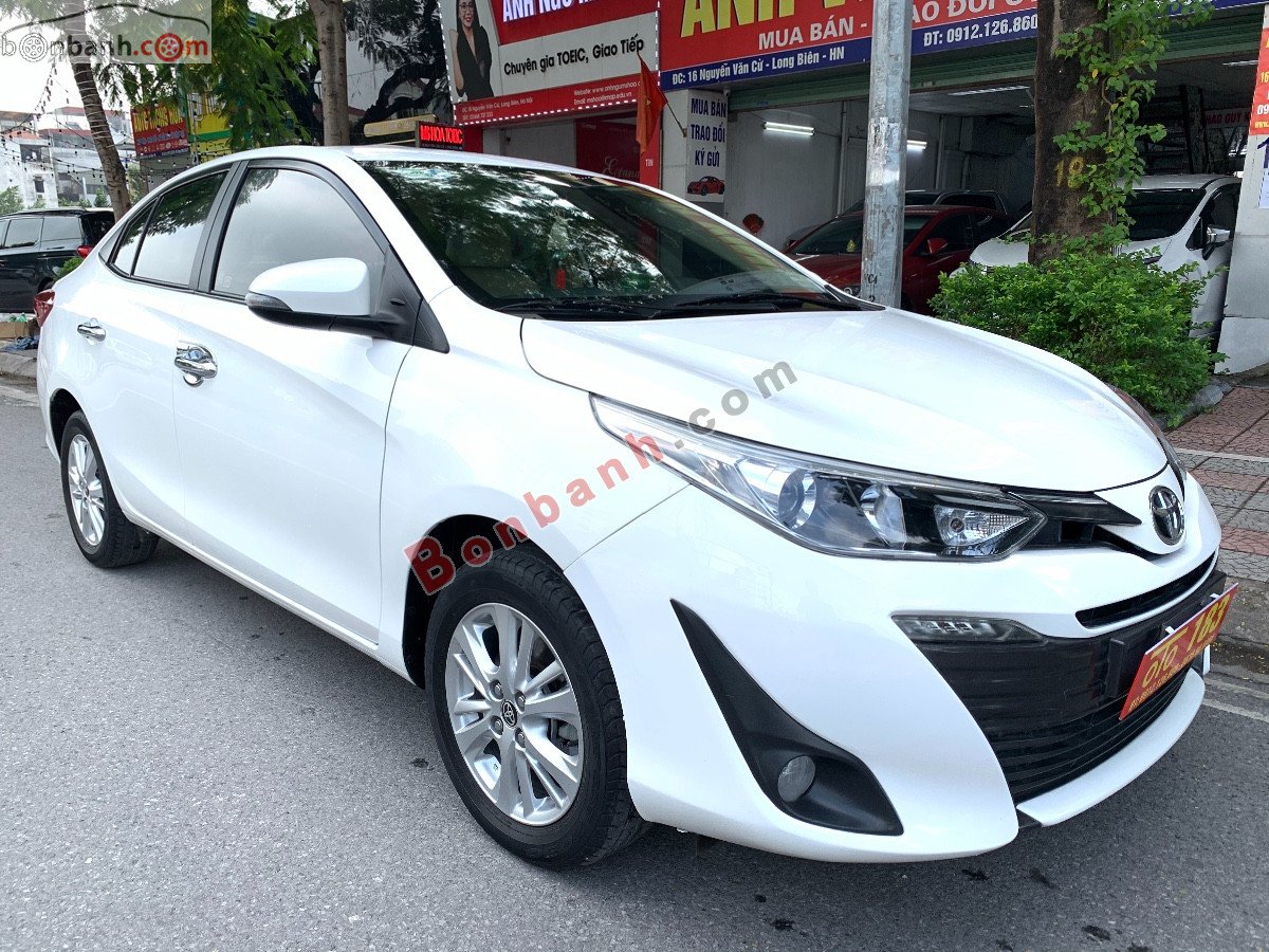 Toyota Vios   G   2019 - Cần bán gấp Toyota Vios G năm 2019, màu trắng  