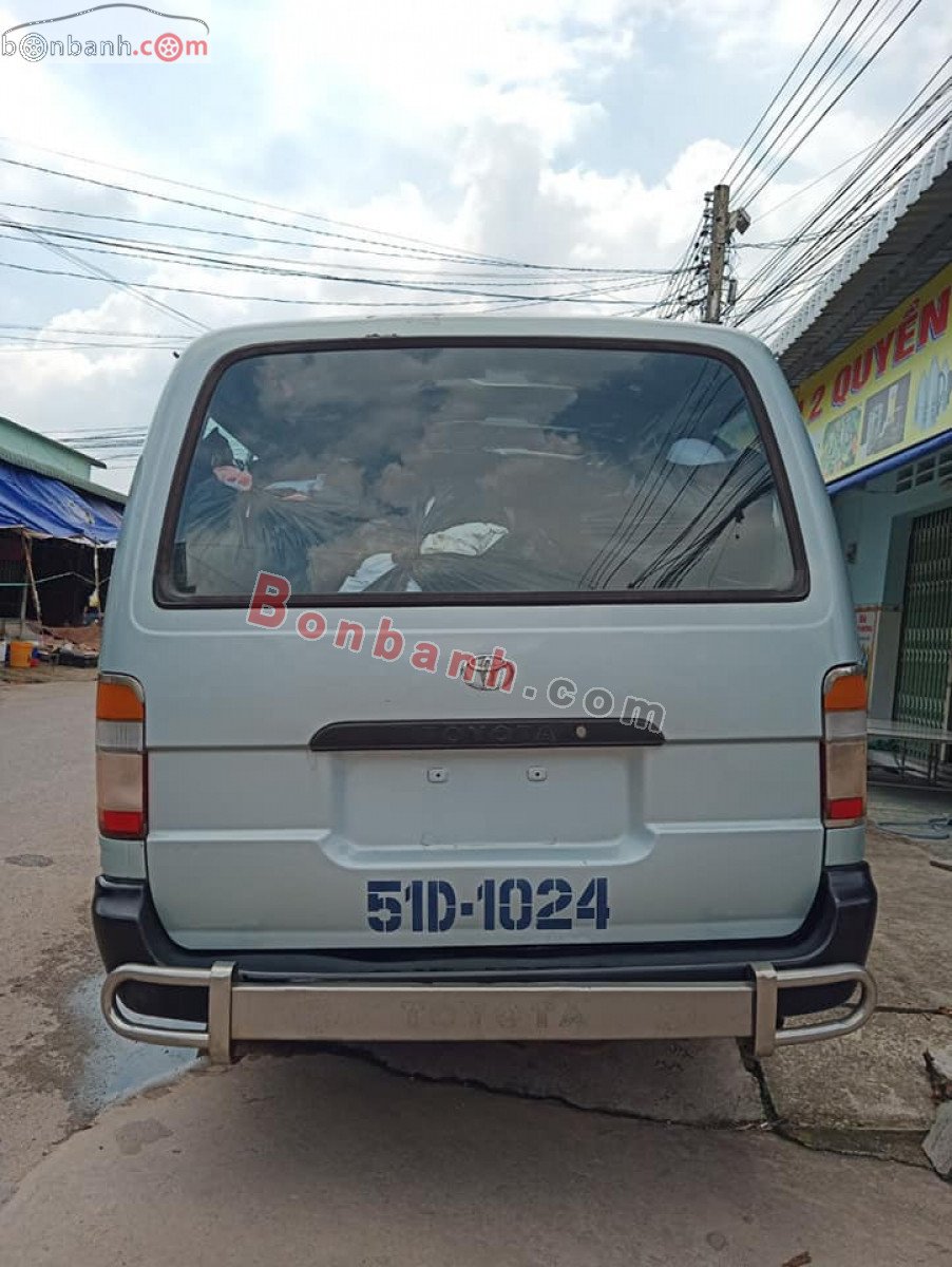 Toyota Hiace 1998 - Cần bán gấp Toyota Hiace đời 1998, màu xanh