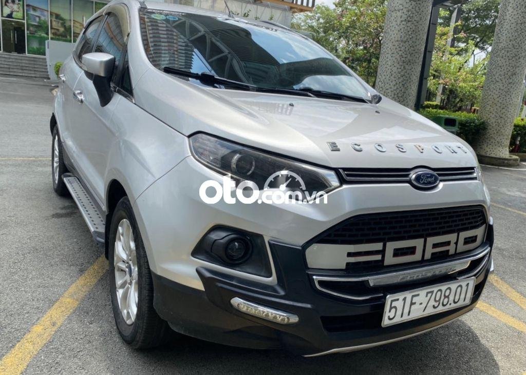 Ford EcoSport  Titanium  2016 - Cần bán Ford EcoSport Titanium 2016, màu bạc giá cạnh tranh