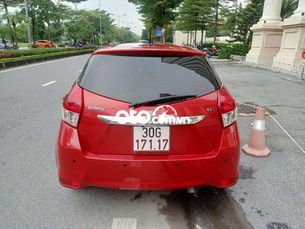 Toyota Yaris  G 2015 - Cần bán gấp Toyota Yaris G năm sản xuất 2015, màu đỏ, xe nhập chính chủ, giá chỉ 473 triệu