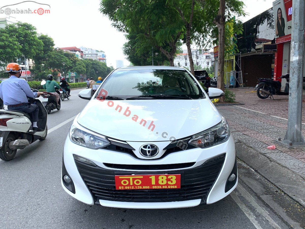 Toyota Vios   G   2019 - Cần bán gấp Toyota Vios G năm 2019, màu trắng  