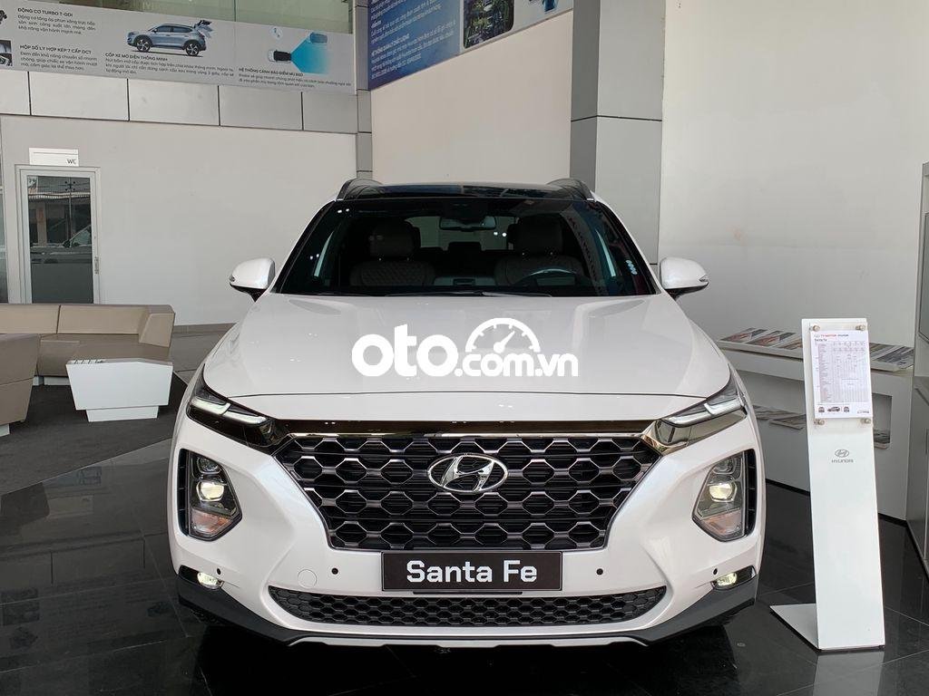 Hyundai Santa Fe Premium  2021 - Bán xe Hyundai Santa Fe Premium đời 2021, màu trắng, nhập khẩu, giá 900tr