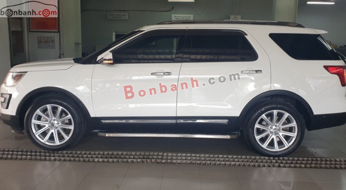 Ford Explorer   Limited 2.3L EcoBoost  2017 - Cần bán xe Ford Explorer Limited 2.3L EcoBoost đời 2017, màu trắng, nhập khẩu