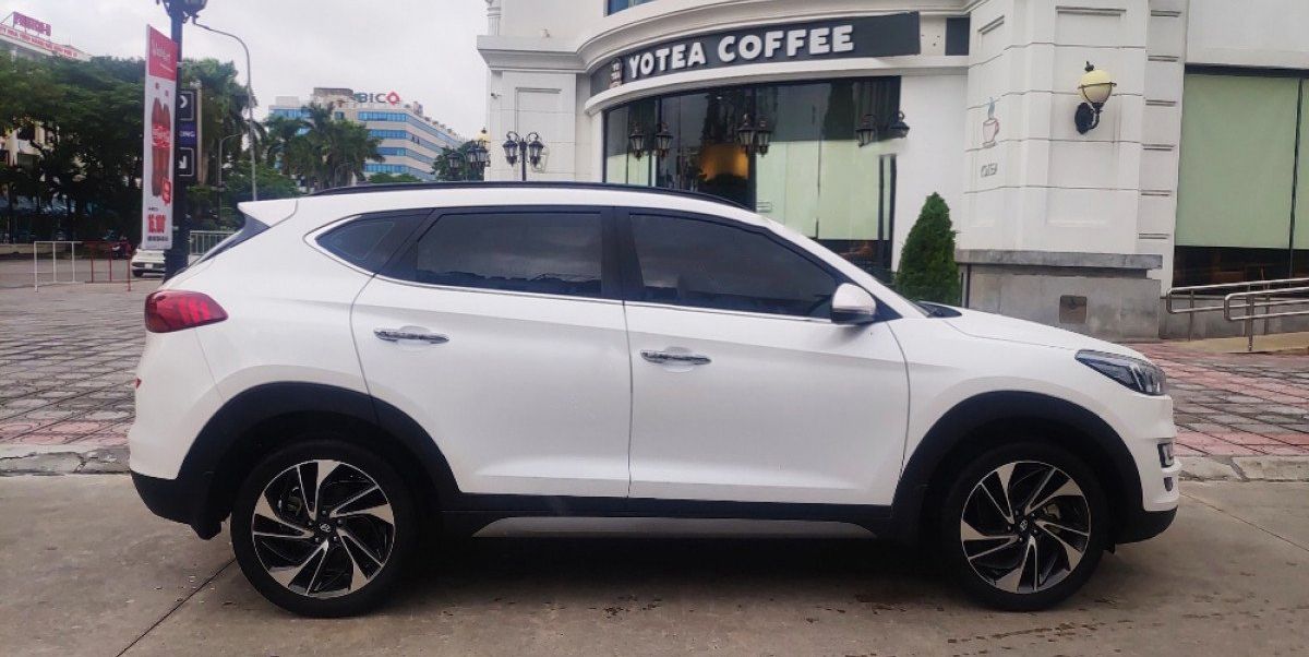 Hyundai Tucson   1.6 Turbo  2019 - Bán Hyundai Tucson 1.6 Turbo đời 2019, màu trắng