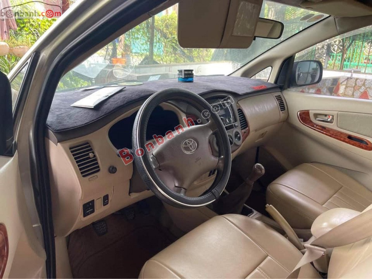 Toyota Innova   G  2008 - Cần bán xe Toyota Innova G sản xuất 2008, màu bạc  