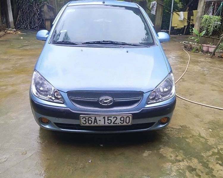 Hyundai Getz   1.1 MT 2009 - Cần bán gấp Hyundai Getz 1.1 MT sản xuất 2009, màu xanh lam, xe nhập  