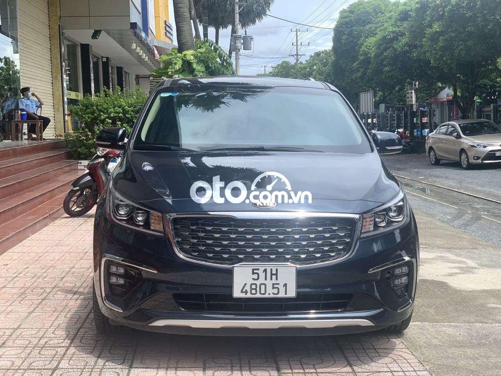 Kia Sedona 2020 - Bán ô tô Kia Sedona 2020, màu xanh lam còn mới