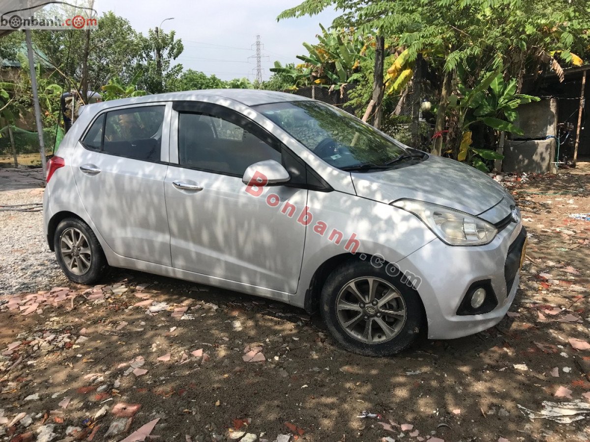 Hyundai Grand i10 2015 - Cần bán lại xe Hyundai Grand i10 sản xuất 2015, màu bạc, nhập khẩu, giá chỉ 192 triệu