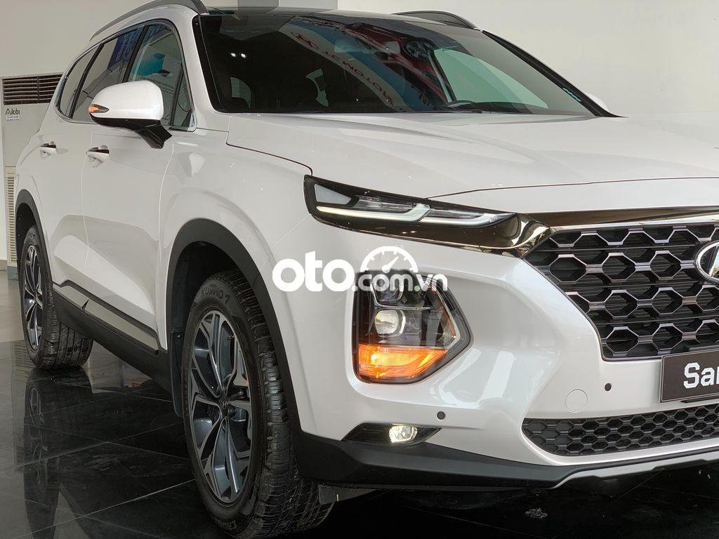 Hyundai Santa Fe Premium  2021 - Bán xe Hyundai Santa Fe Premium đời 2021, màu trắng, nhập khẩu, giá 900tr