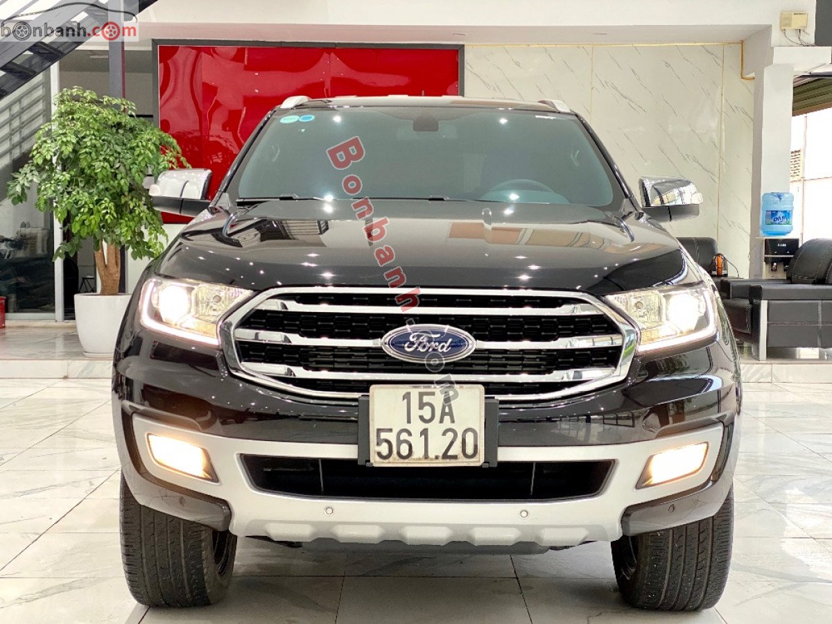 Ford Everest   2.0 Turbo Titanium 2019 - Bán xe Ford Everest 2.0 Turbo Titanium sản xuất 2019, màu đen, nhập khẩu nguyên chiếc còn mới