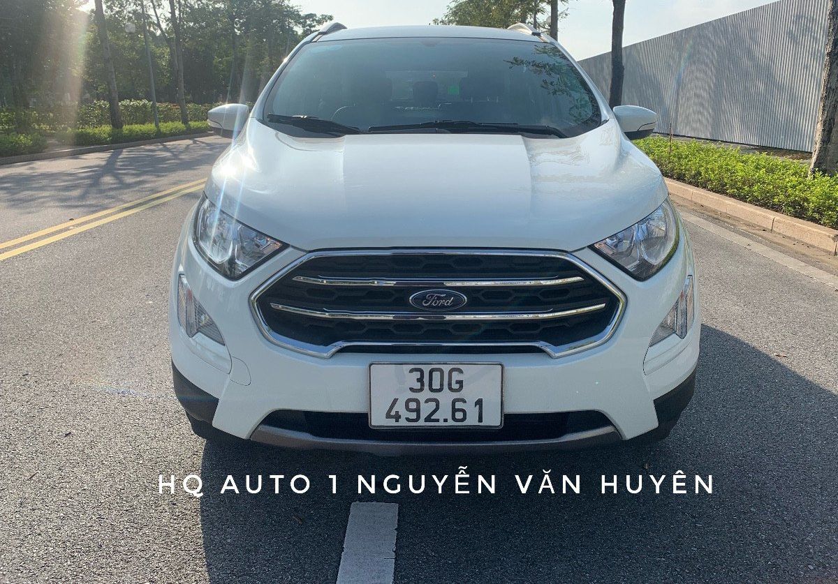 Ford EcoSport   Titanium 1.5 L 2020 - Xe Ford EcoSport Titanium 1.5 L sản xuất 2020, màu trắng còn mới, giá 585tr