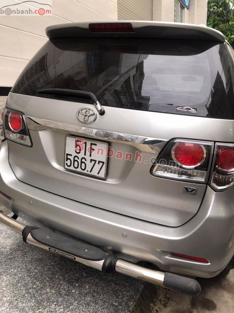 Toyota Fortuner   2.7V 4X2 AT  2016 - Bán Toyota Fortuner 2.7V 4X2 AT 2016, màu bạc, giá chỉ 636 triệu