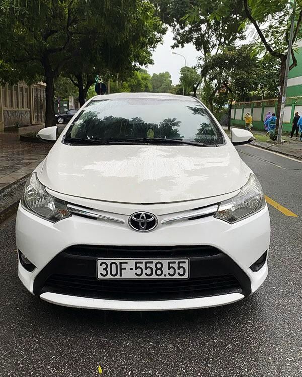 Toyota Vios   1.6 AT 2017 - Cần bán xe Toyota Vios 1.6 AT đời 2017, màu trắng còn mới