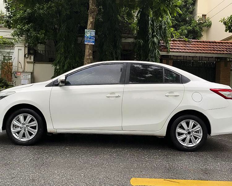 Toyota Vios   1.6 AT 2017 - Cần bán xe Toyota Vios 1.6 AT đời 2017, màu trắng còn mới