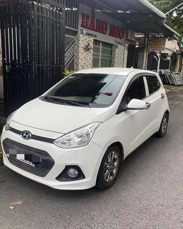 Hyundai Grand i10 2015 - Bán Hyundai Grand i10 đời 2015, màu trắng, nhập khẩu số sàn, giá tốt