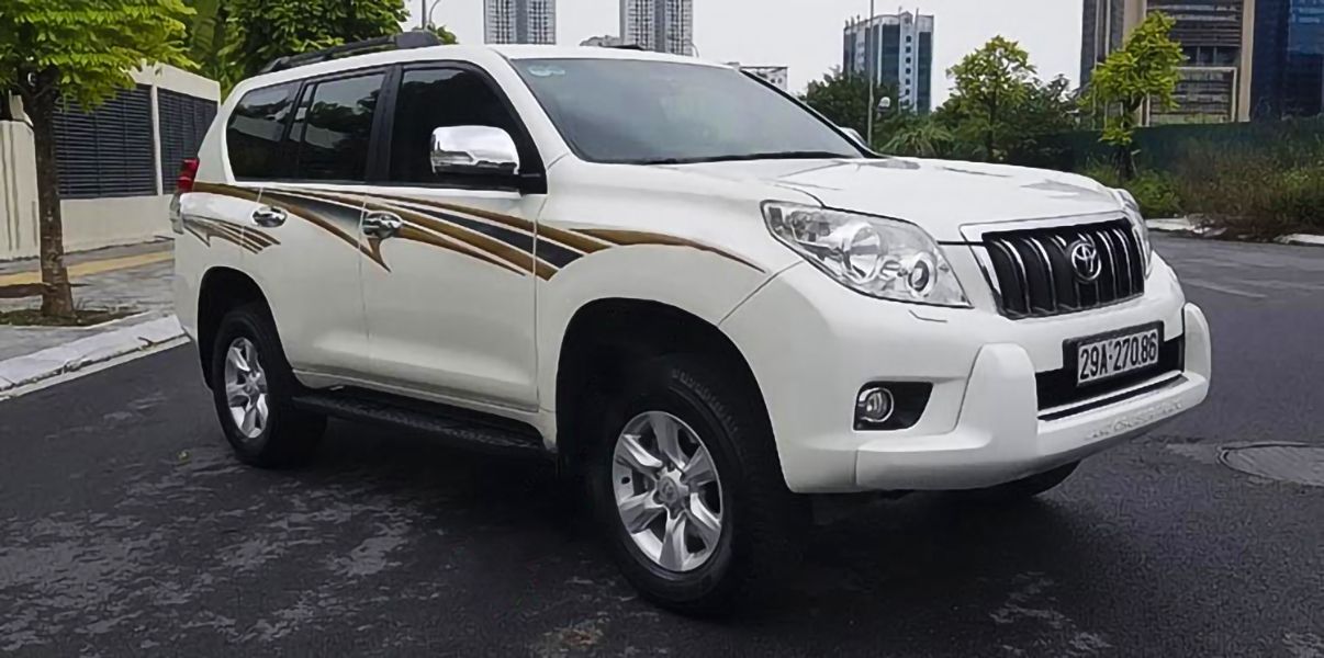 Toyota Prado   TXL 2010 - Cần bán xe Toyota Prado TXL sản xuất năm 2010, màu trắng 