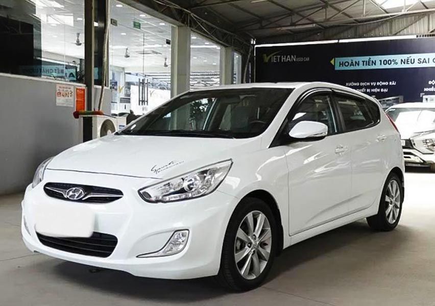 Hyundai Accent   1.4AT 2014 - Cần bán lại xe Hyundai Accent 1.4AT đời 2014, màu trắng, nhập khẩu  