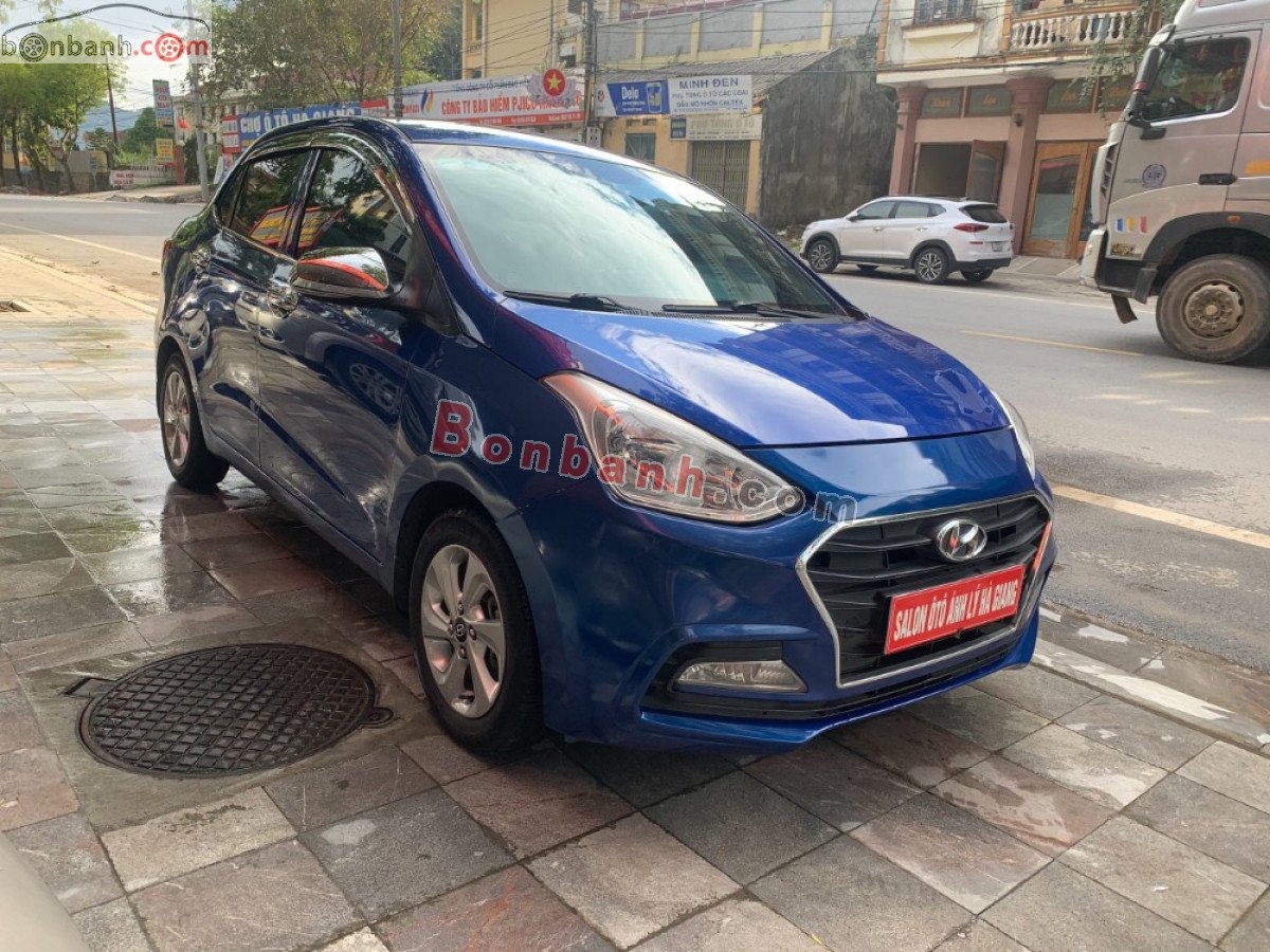 Hyundai Grand i10 2017 - Xe Hyundai Grand i10 sản xuất năm 2017, màu xanh lam  