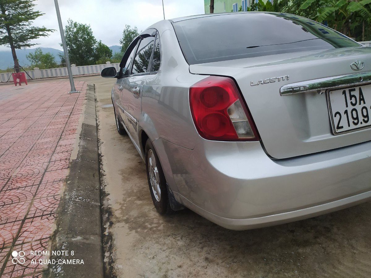 Daewoo Lacetti   EX  2008 - Cần bán gấp Daewoo Lacetti EX sản xuất 2008, màu bạc, giá tốt