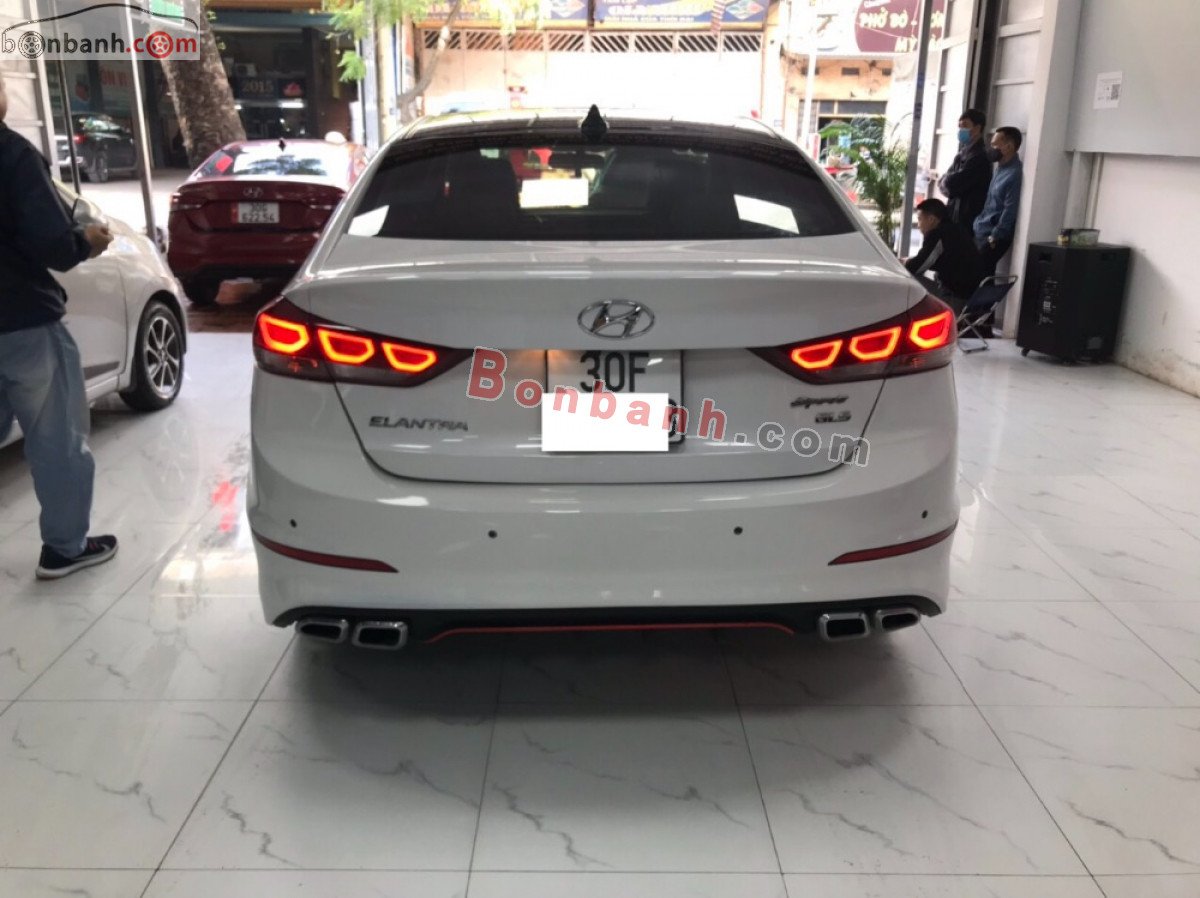 Hyundai Elantra   1.6 AT 2018 - Xe Hyundai Elantra 1.6 AT đời 2018, màu trắng